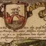 Click para ampliar. Bilbao 1544 - Detalle de la leyenda